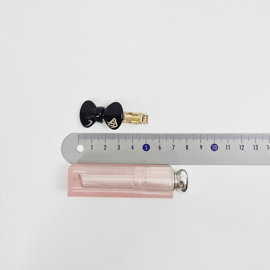 Bow Mini Alligator Hair Clip 2.0 in – Tortoise Shell, Clear, French-style