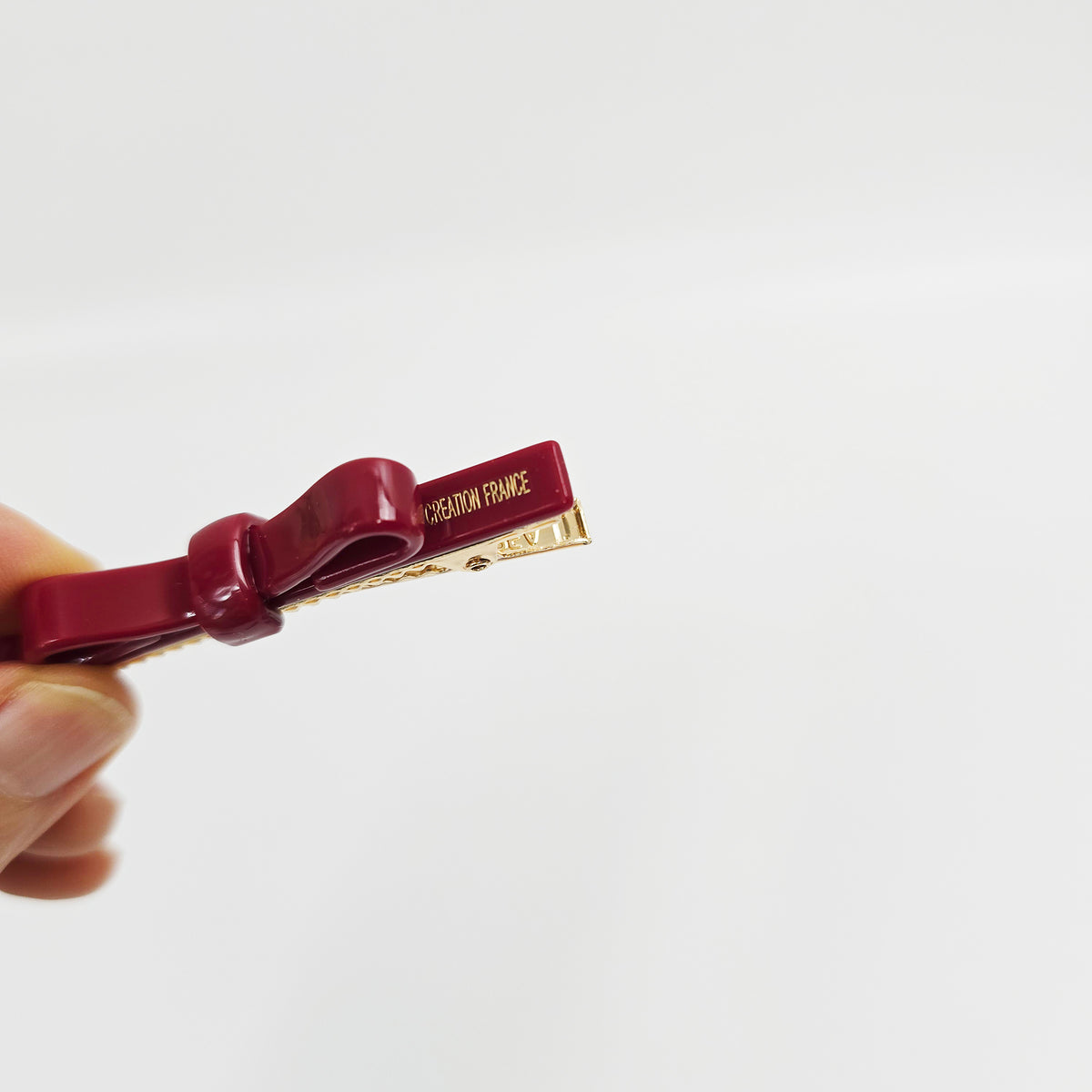 Long Bow Mini Alligator Hair Clip 2.4 in – Tortoise Shell, French-style