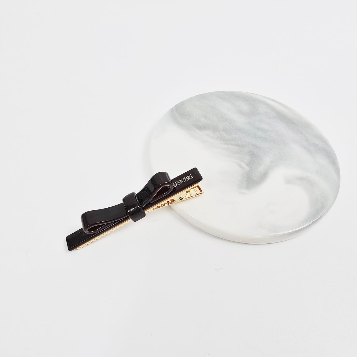 Long Bow Mini Alligator Hair Clip 2.4 in – Tortoise Shell, French-style