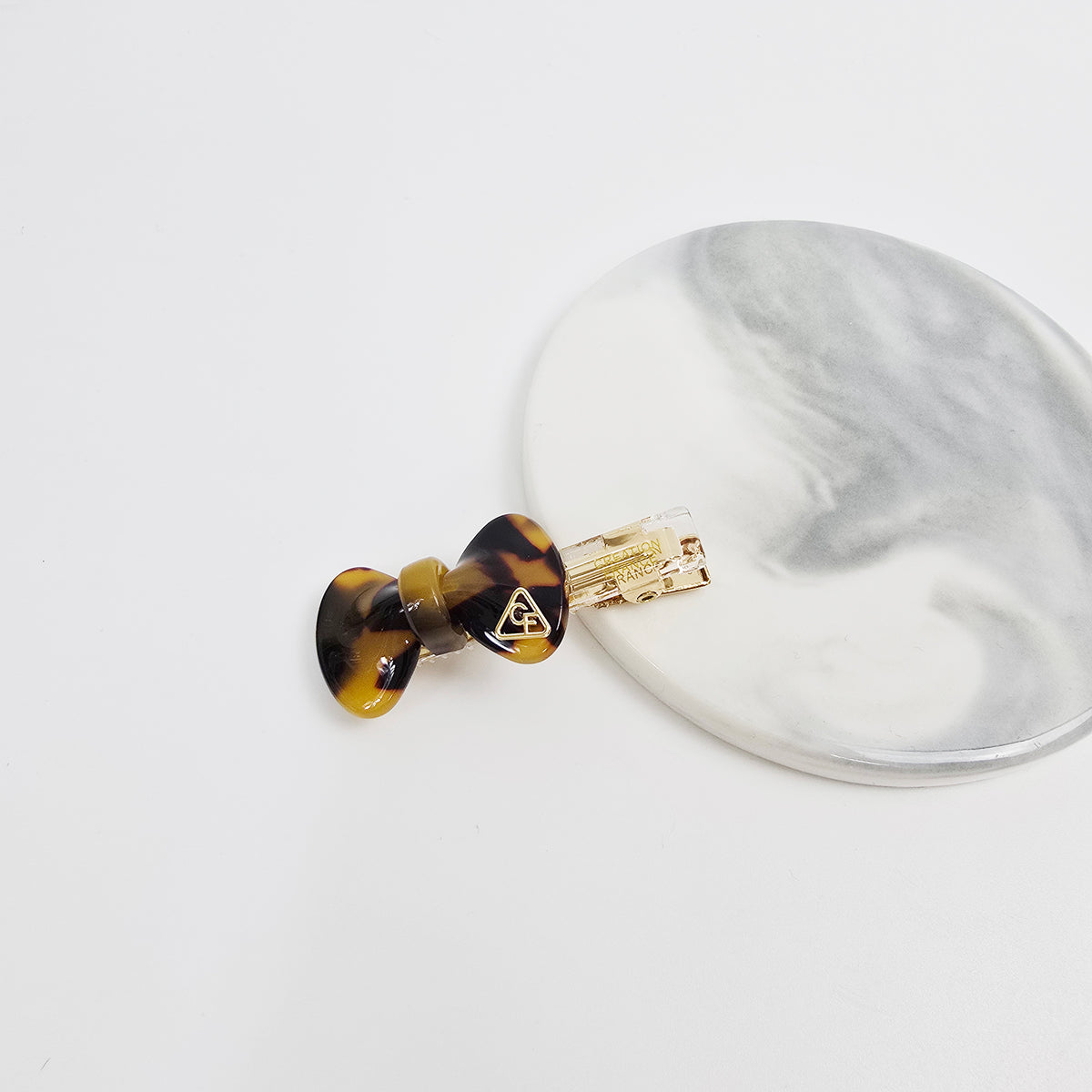 Bow Mini Alligator Hair Clip 2.0 in – Tortoise Shell, Clear, French-style
