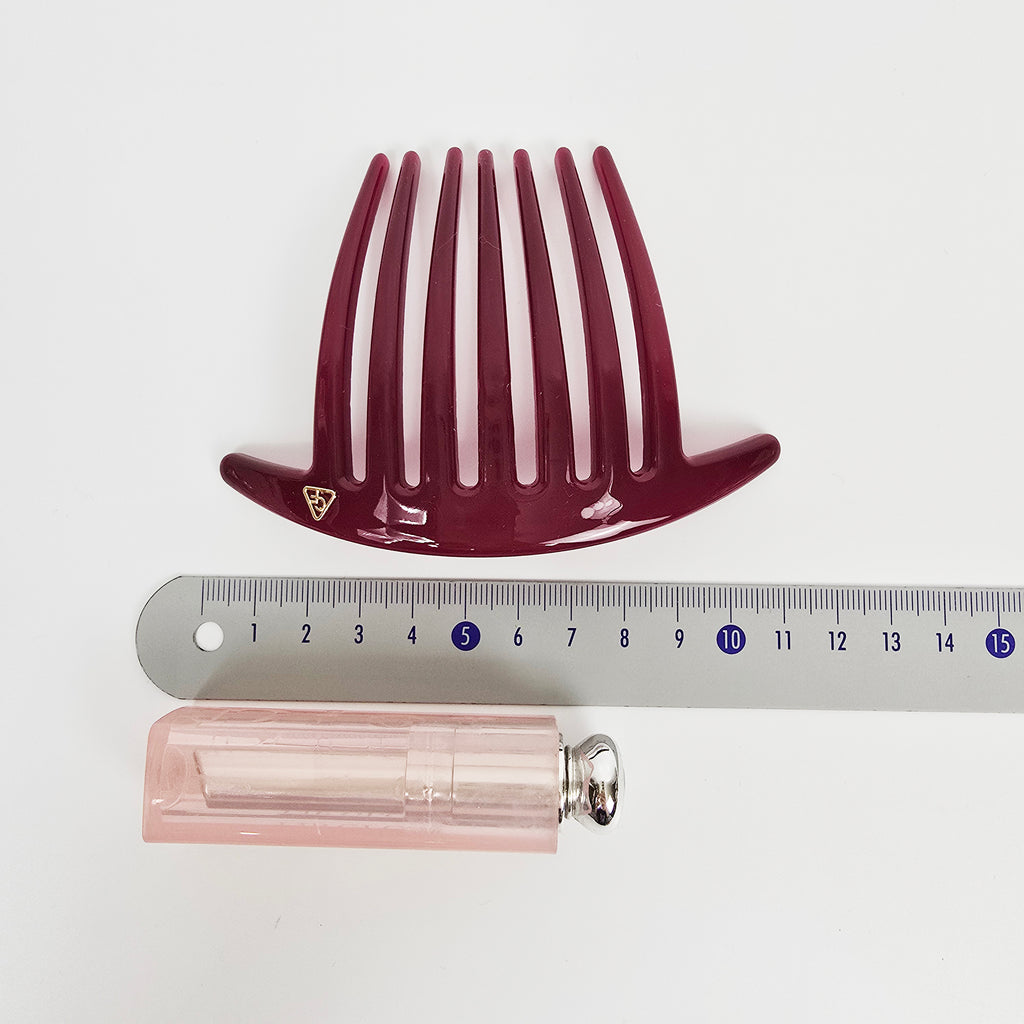 Arched Logo Long Leg Hair Comb Pin 4.3 in – Solid, French Pin, New Colors