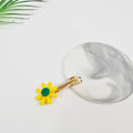 Sunflower Mini Alligator Hair Clip 2.2 in – Pastel & Clear, French Pin