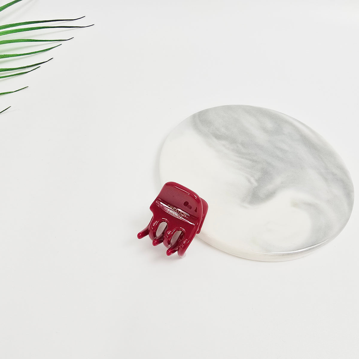 Square Extra Mini Hair Claw Clip 1.2 in – Tortoise & Solid, French-style