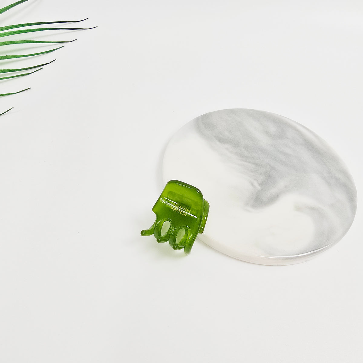 Square Extra Mini Hair Claw Clip 1.2 in – Tortoise & Solid, French-style
