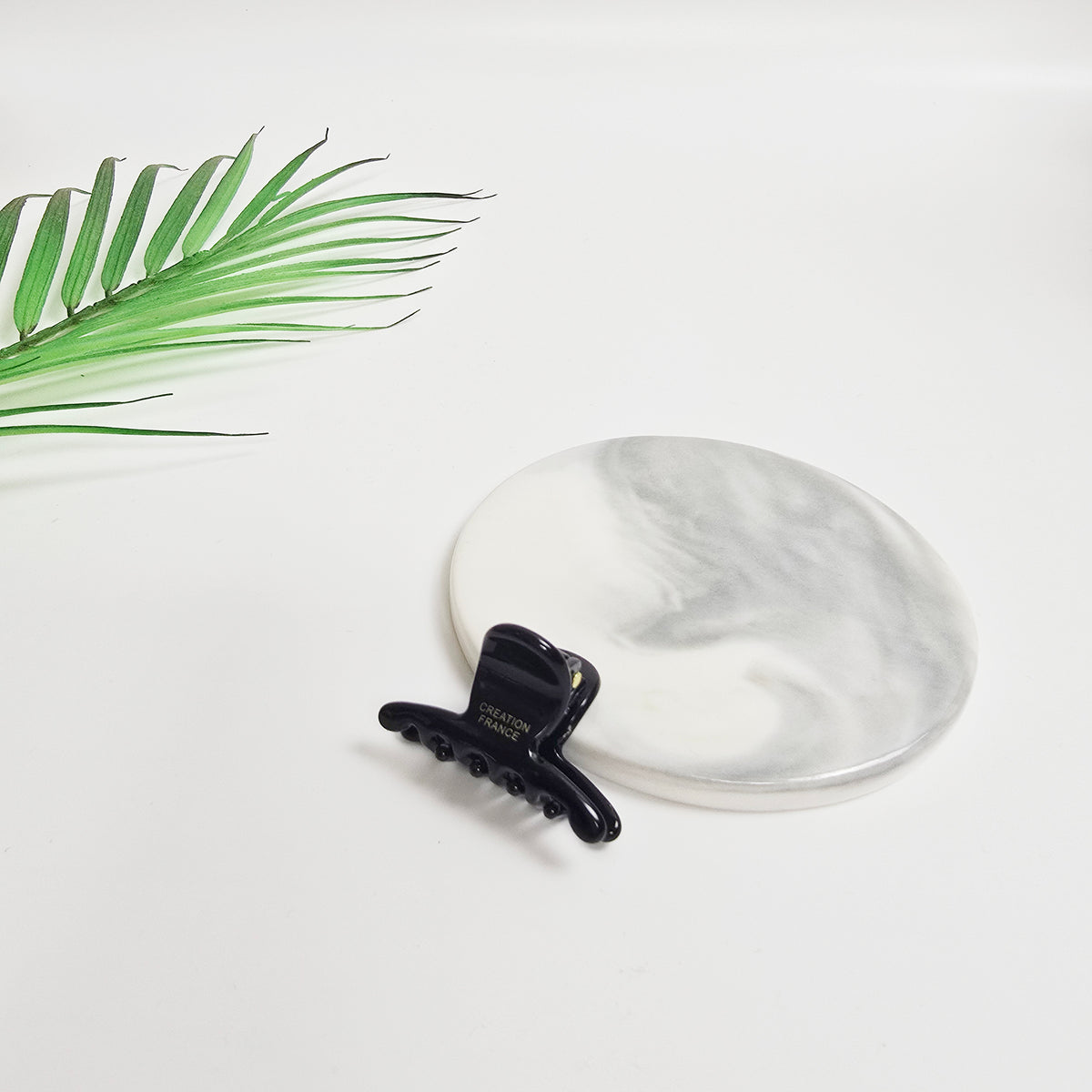 Jelly Mini Hair Claw Clip 1.6 in – Clear Glossy Solid Colors, French-style