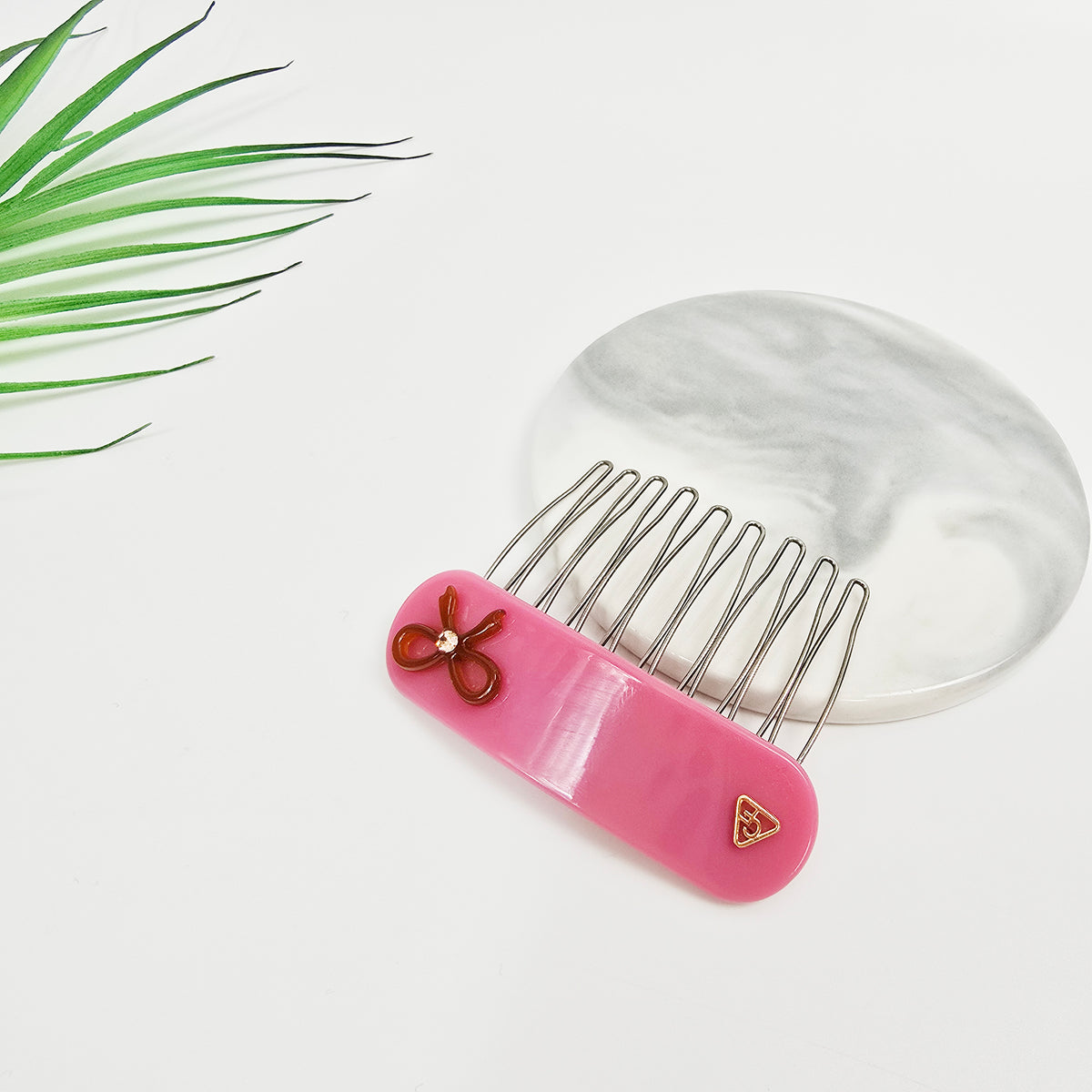 Bow Mini Hair Comb Pin 2.6 in – Tortoise Shell, Solid & Pastel, French Pin