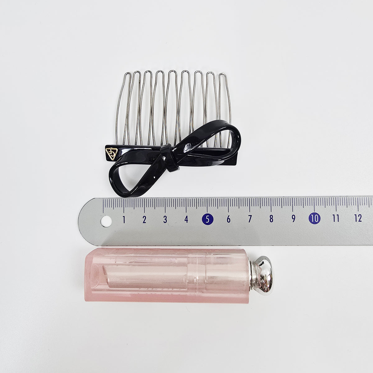 Flow Bow Mini Hair Comb Pin 2.6 in – Solid & Tortoise Shell, French Pin