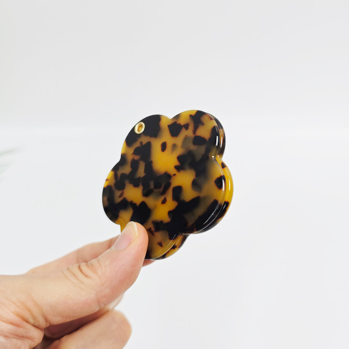 Flower Pocket Mirror 2.6 in – Tortoise Shell, Marble & Pastel, French-style