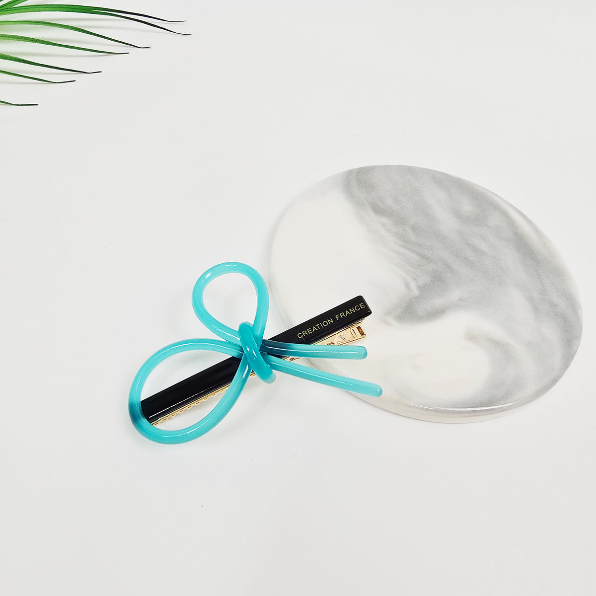 Line Bow Mini Alligator Hair Clip 2.4 in – Solid & Neon Colors, French Pin