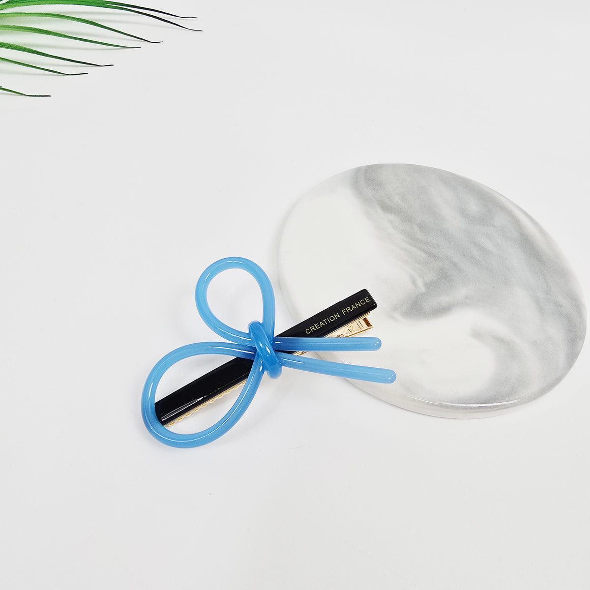 Line Bow Mini Alligator Hair Clip 2.4 in – Solid & Neon Colors, French Pin