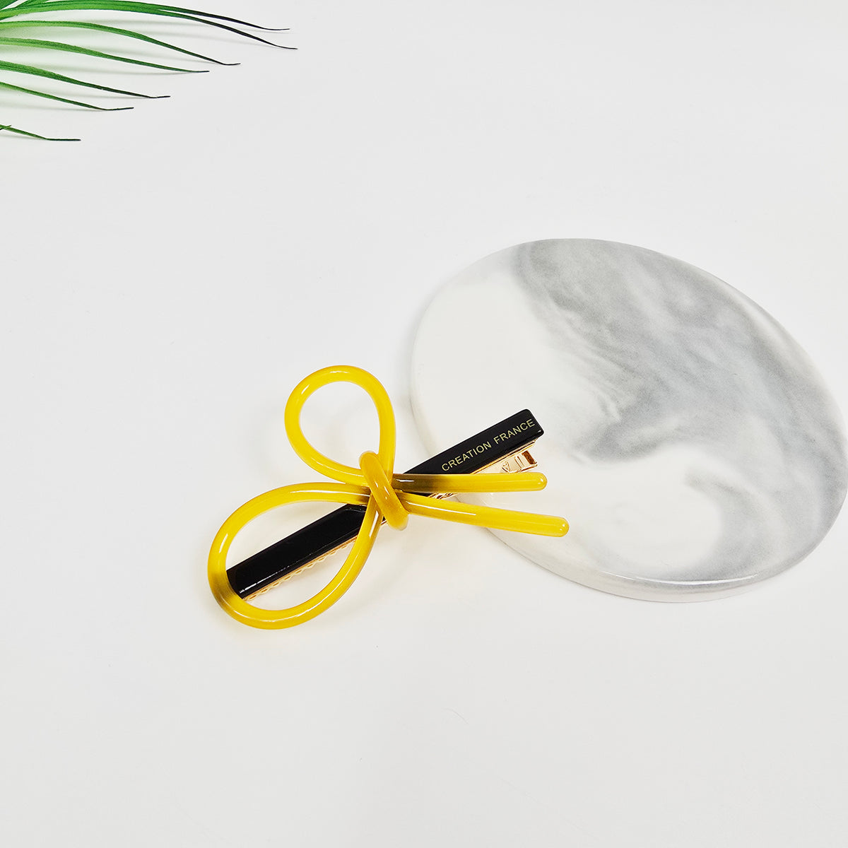 Line Bow Mini Alligator Hair Clip 2.4 in – Solid & Neon Colors, French Pin
