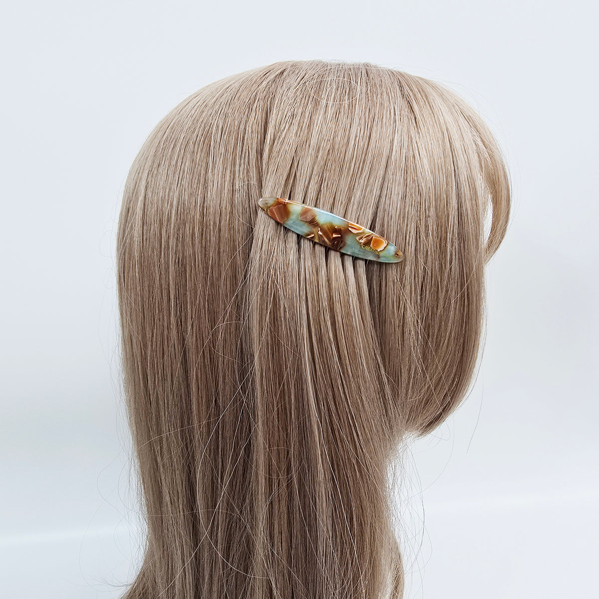 Oval Mini Hair Comb Pin 2.6 in – Tortoise Shell, Solid & Neon, French Pin