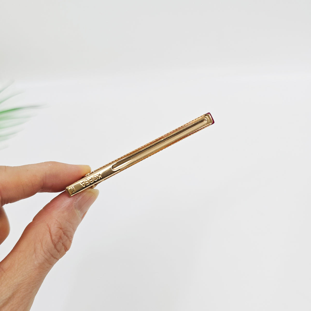Slim Bar Long Alligator Hair Clip 3.3 in – Solid & Clear, French-style