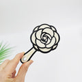 Camellia Jewel Mini Hand Mirror 5.0 in – Pastel, Cubic, Portable