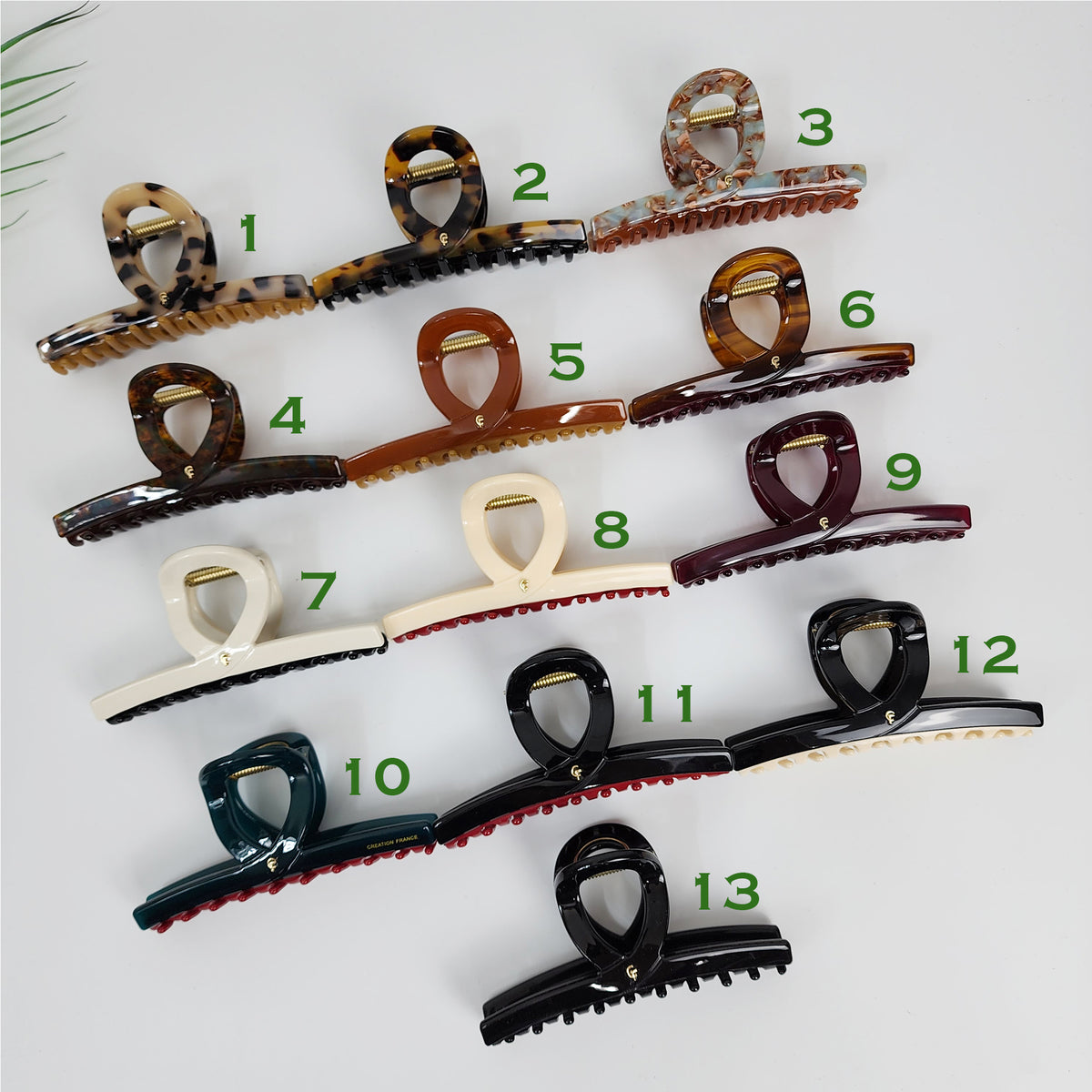 Twist Bar Large Hair Claw Clip 4.7 in – Tortoise Shell, French-style