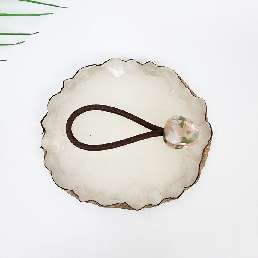 Tulip Hair Tie 0.8 in – 29 Olive Peach