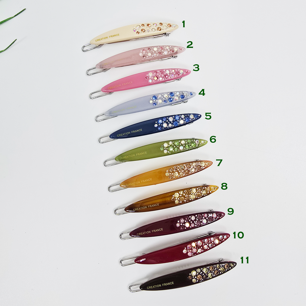 Cubic Slim Oval Mini Bobby Pin 2.0 in – Solid, French Pin, New Colors