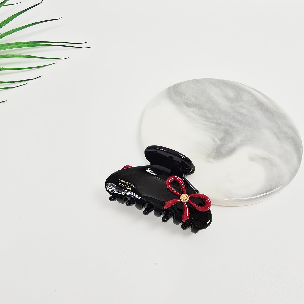 Half Moon Bow Mini Hair Claw Clip 2.0 in – Cubic, French-style, New Colors