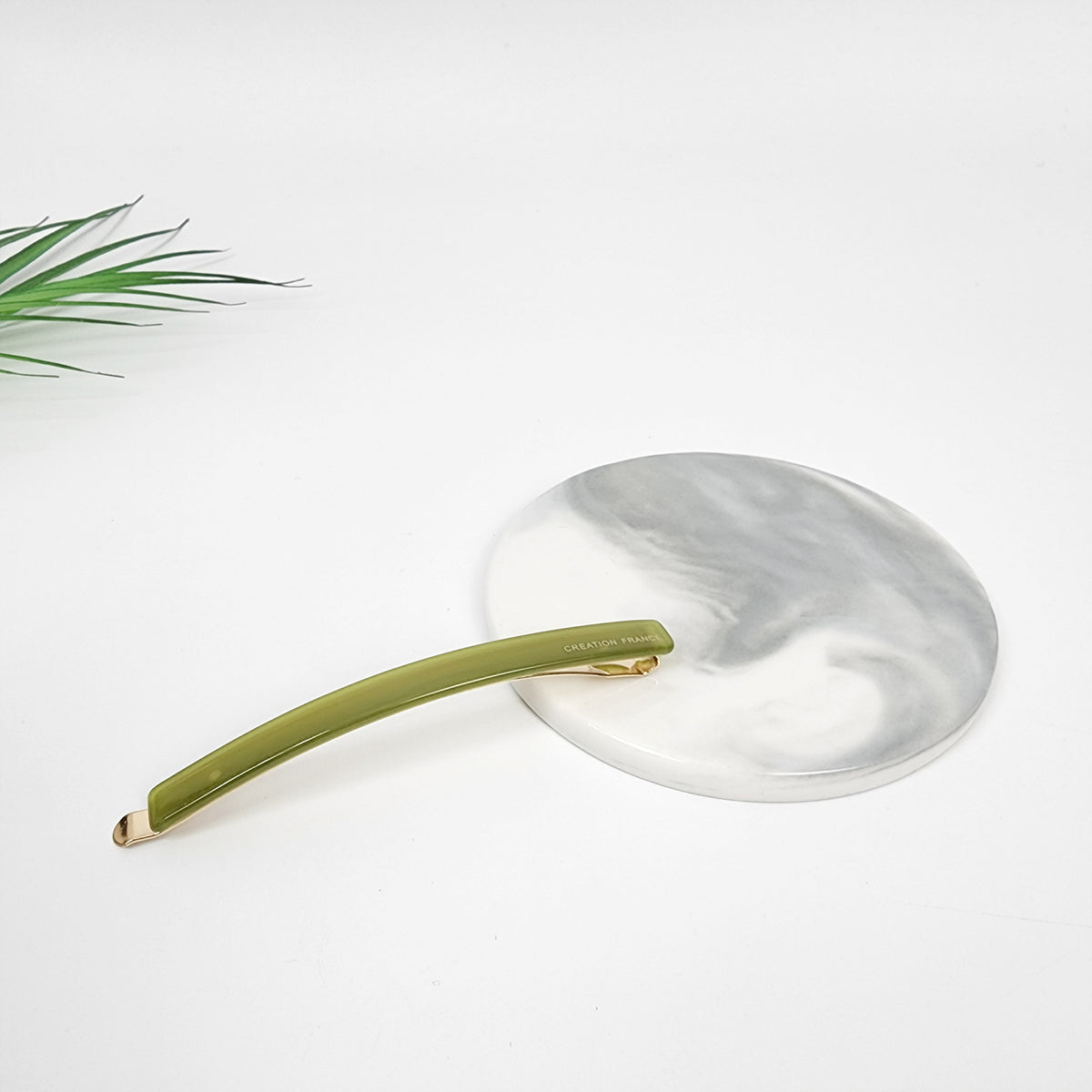 Long Bar Bobby Pin 3.3 in – 12 Pure Olive Green