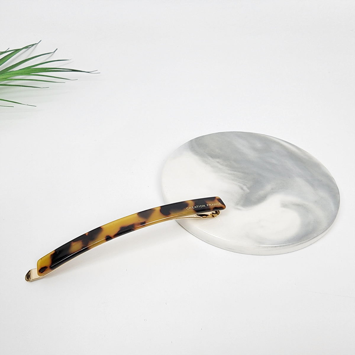 Long Bar Bobby Pin 3.3 in – 2 Leopard Brown