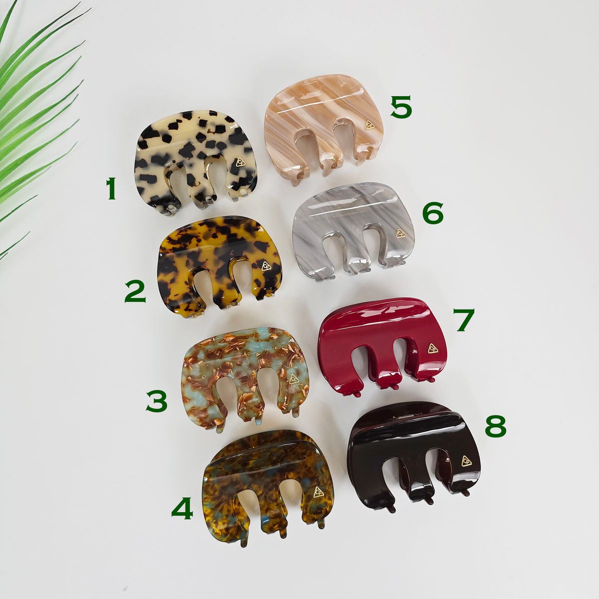 Arch Small Hair Claw Clip 3.0 in – Tortoise Shell, French-style, Half-Up