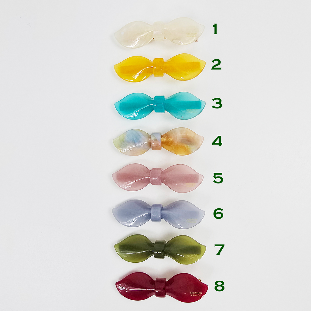 Romance Bow Mini Alligator Hair Clip 2.7 in – Aurora, Solid, New Colors
