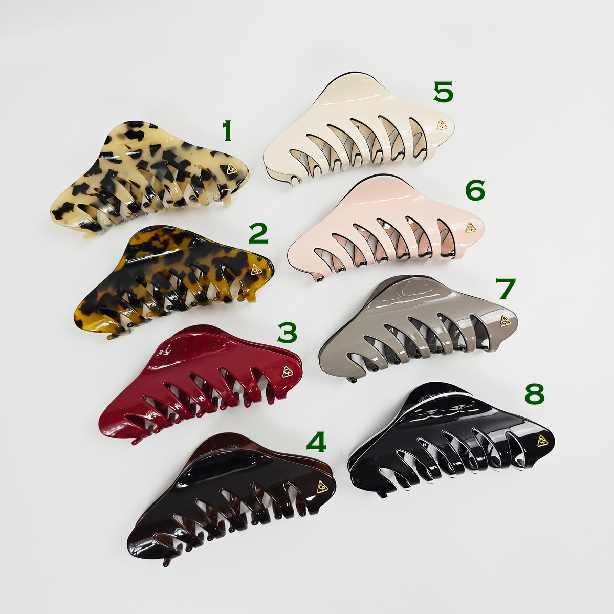 Wave Shell Large Hair Claw Clip 4.5 in – Tortoise Shell, French-style