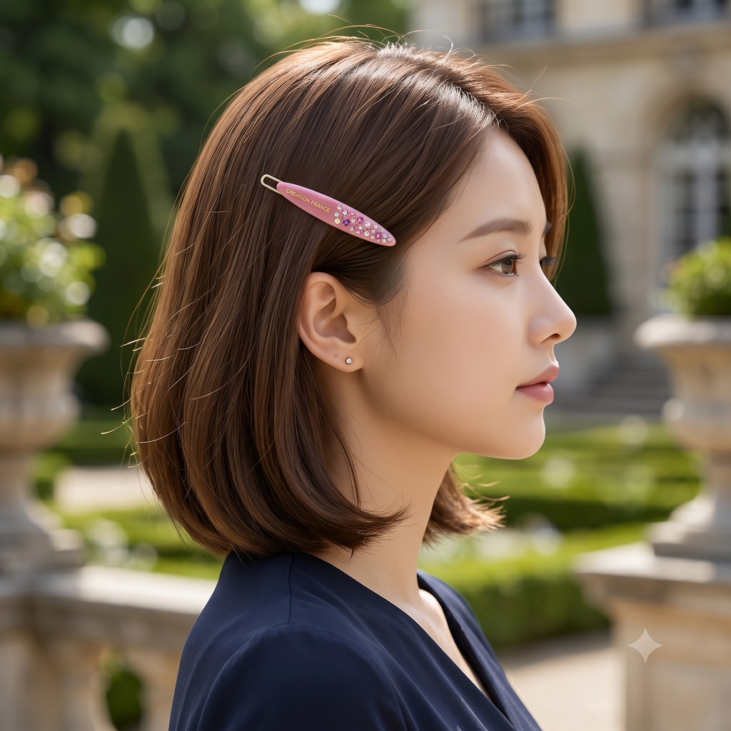 Cubic Slim Oval Mini Bobby Pin 2.0 in – Solid, French Pin, New Colors