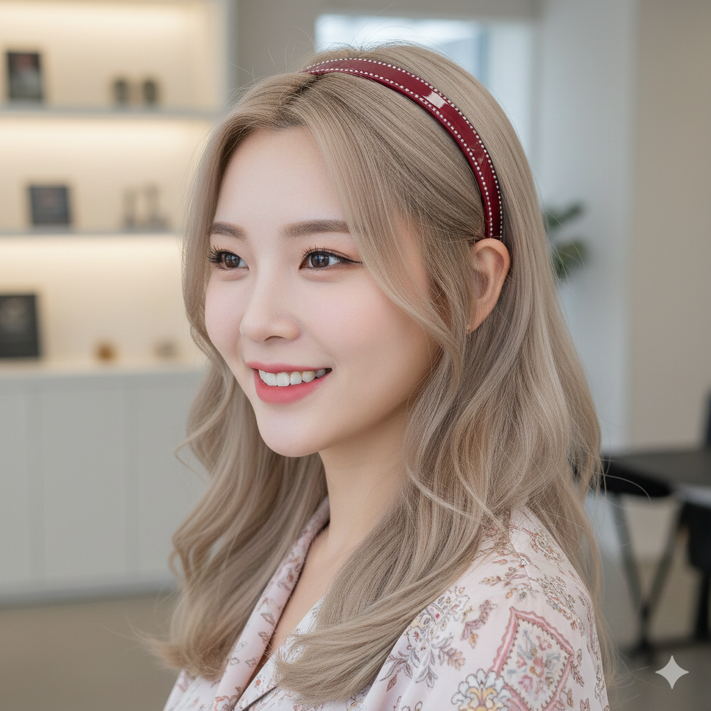 Rhinestone Line Thin Headband 0.8 in wide – Tortoise Shell & Solid, Cubic
