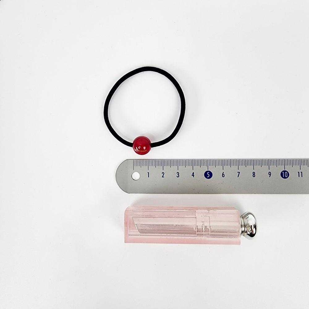 Candy Mini Ball Hair Tie 0.5 in – Solid Cellulose Acetate, French-style