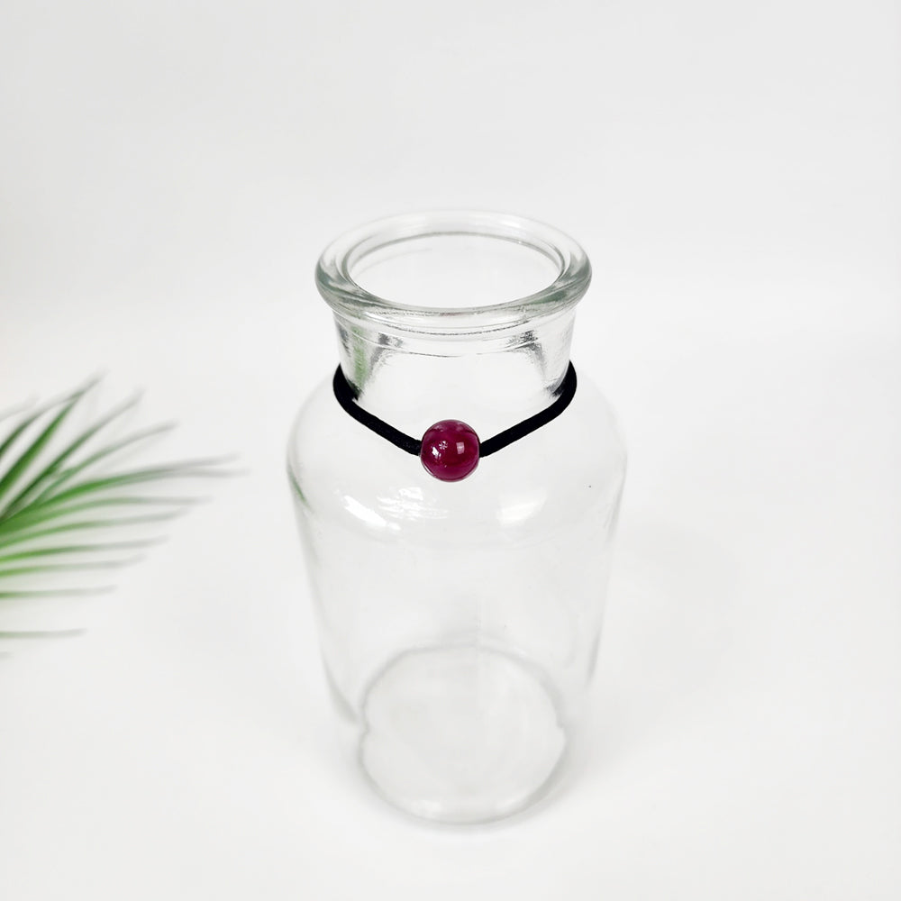Candy Mini Ball Hair Tie 0.5 in – 23 Burgundy