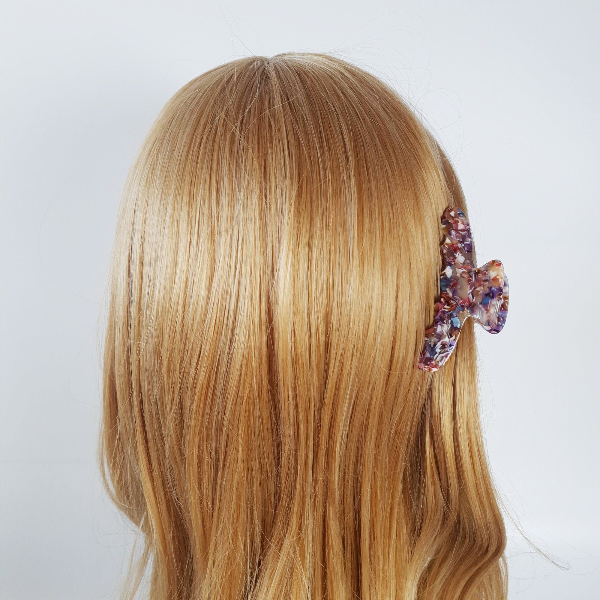 Tortoise Marble Dior Hair Clip / Leopard French Hair Claw / Hair Barrette for Woman