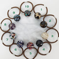 Tortoise Shell Round Bead Hair Tie / Cute French Ponytail Holder / Hair Accessory for Woman / French Hair Pin / Hair Scrunchy
