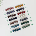 Formica Love Ball Hair Barrette (2.4 Inch) / Diamond Cut Formica Stone Decorated Barrette / Vintage Antique Accessory for Woman