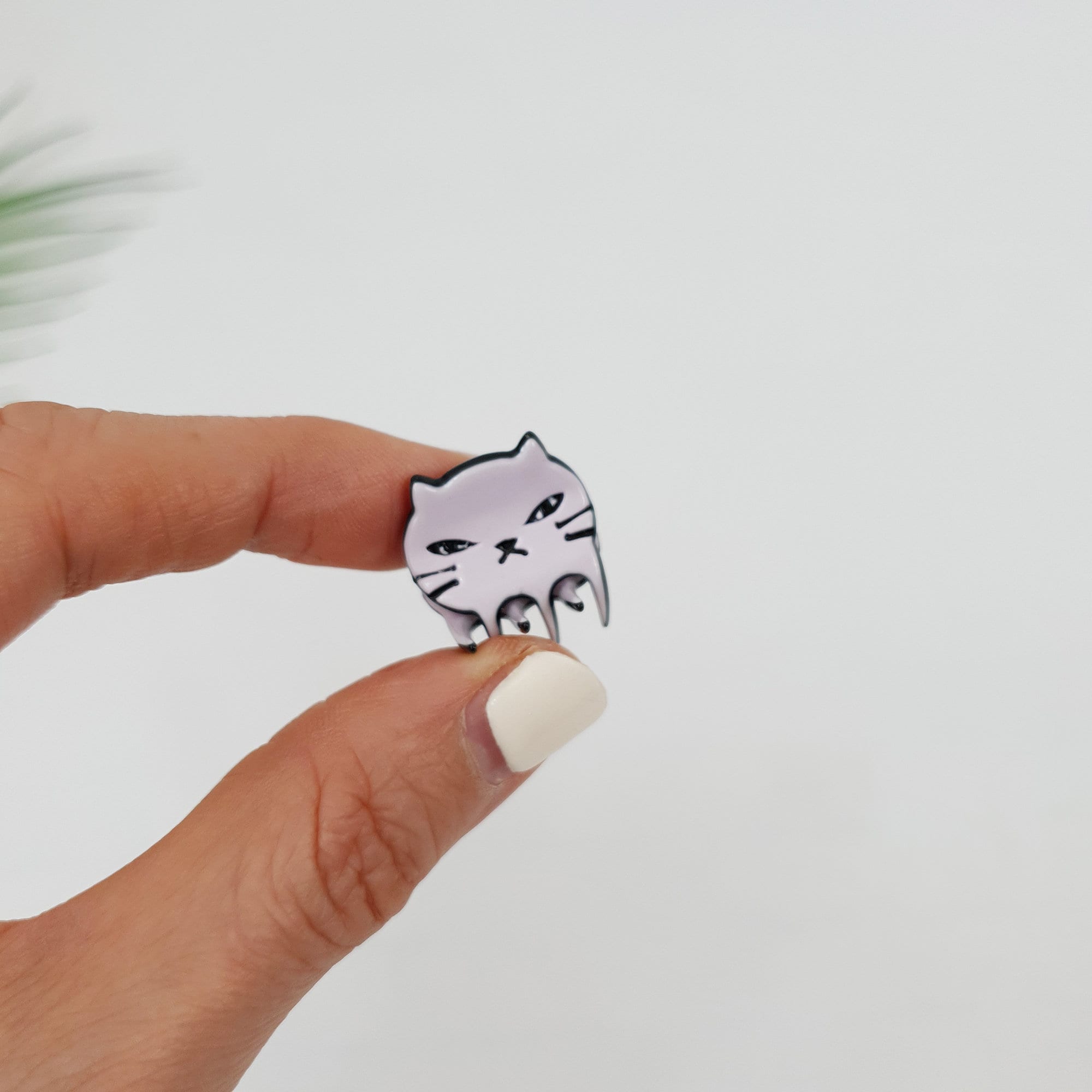 Pastel Tone Chic Mini Kitty Hair Clip - 2 pieces in 1 set / Colorful Small French Hair Pin / Hair Barrette for Woman