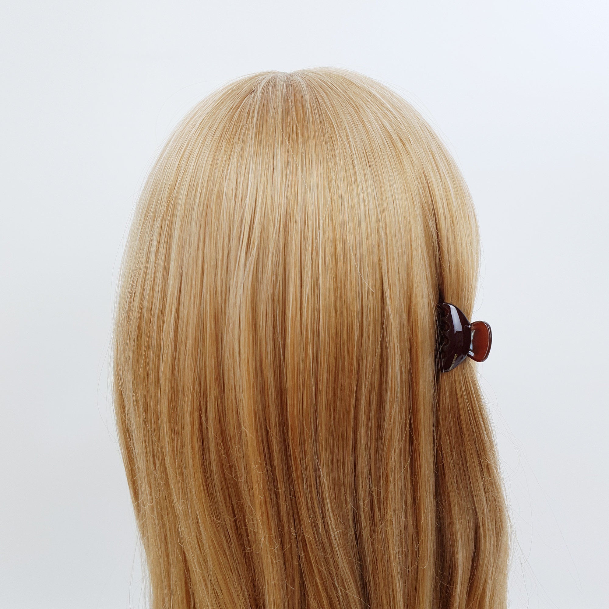 Half Moon Tiny Hair Clips (1.2 Inch) / Cute Colorful Mini Claw Clip / Hair Barrette for Woman