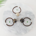 Leopard Big Bead Cube Square Hair Tie / Tortoise Marble Ponytail Holder / Hair Accessory for Woman / French Hair Pin / Hair Scrunchy