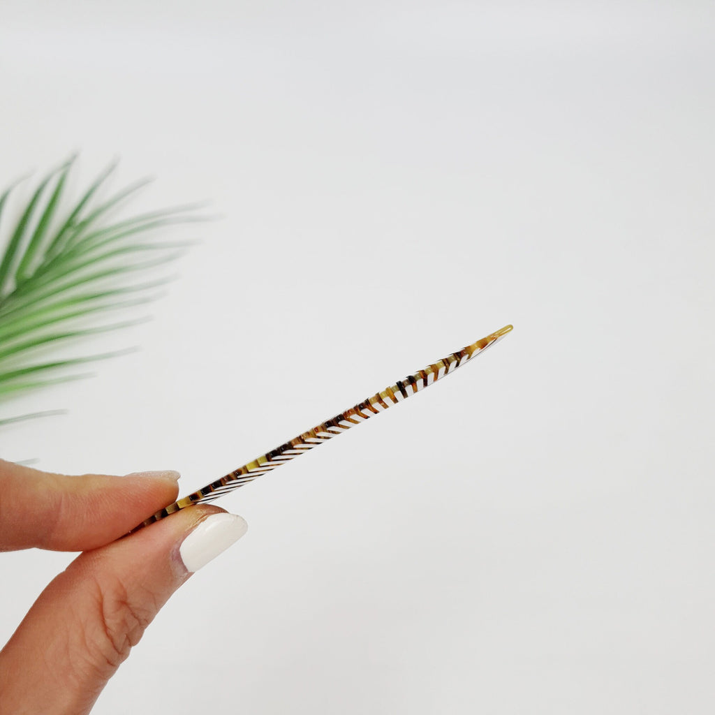 Tortoise Marble Thin Half Moon Shape Hair Comb / Hand Held Mirror for Woman / Curly Hair Comb Hair Brush