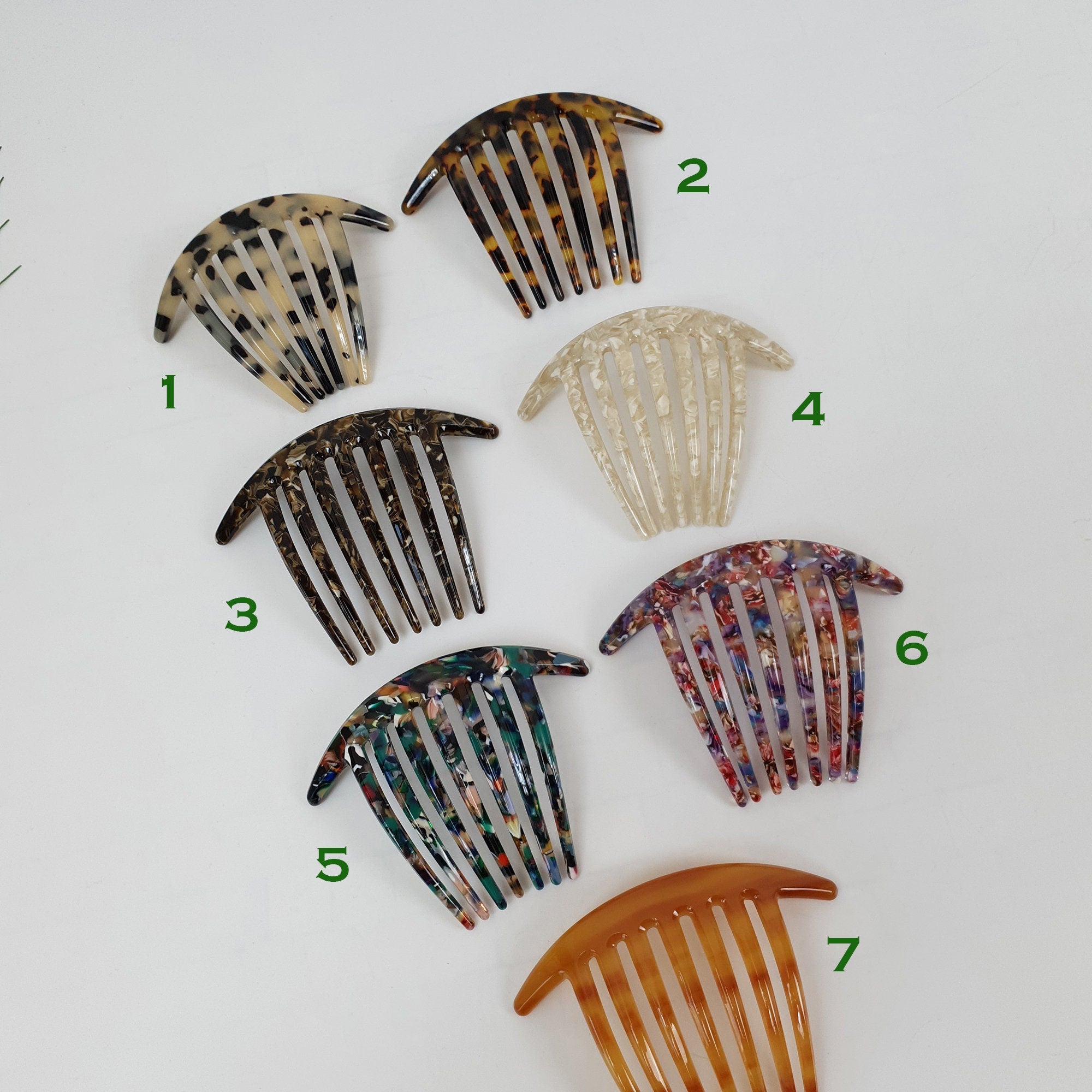 Long Leg Big Hair Comb Pin / Luxurious French Hair Pin / Hair Fork for Thick Hair / Tortoise Shell Hair Pin