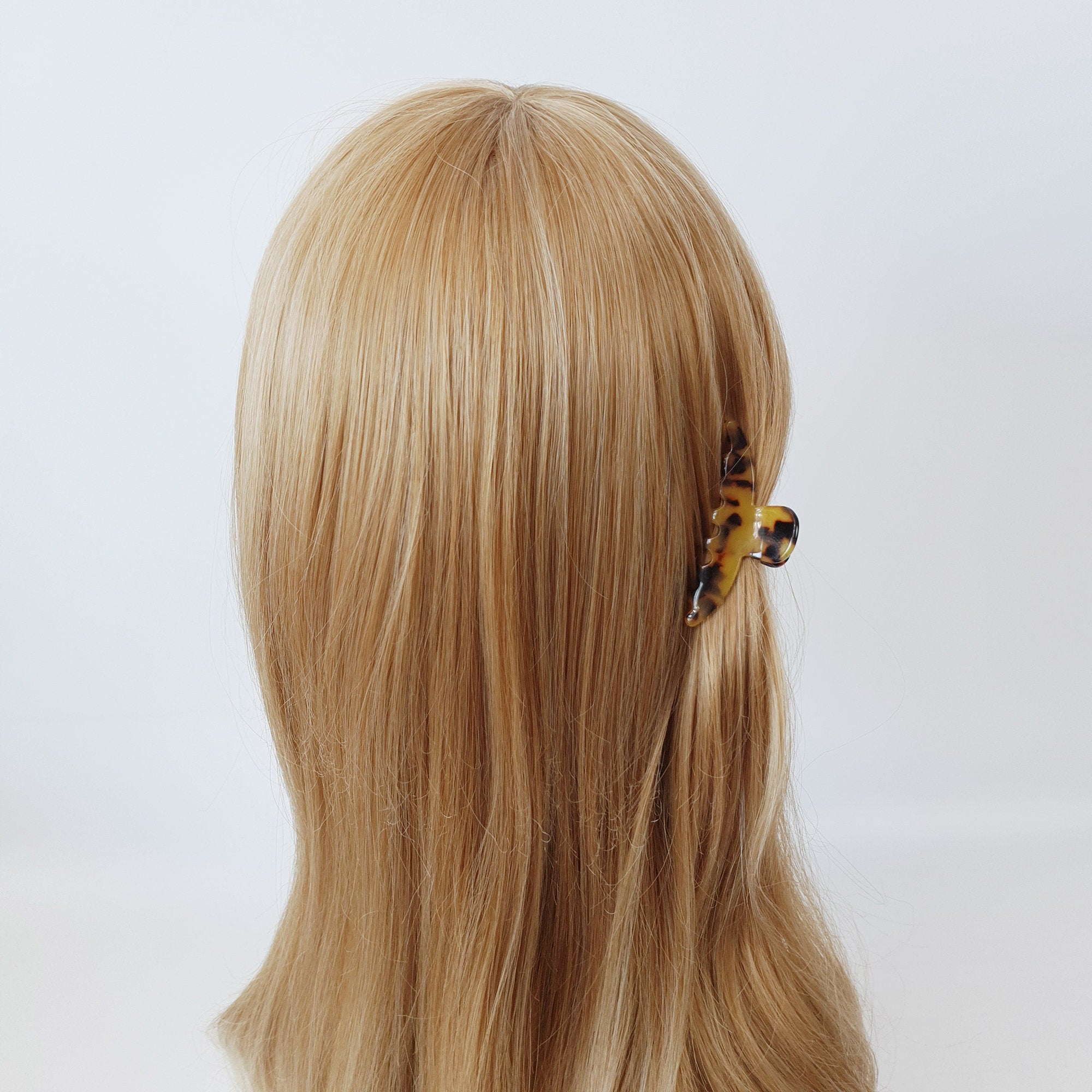 Leopard Mini Hair Clips / Tortoise Shell Small French Hair Pin / Hair Barrette for Woman / Hair Clip for Thin Hair