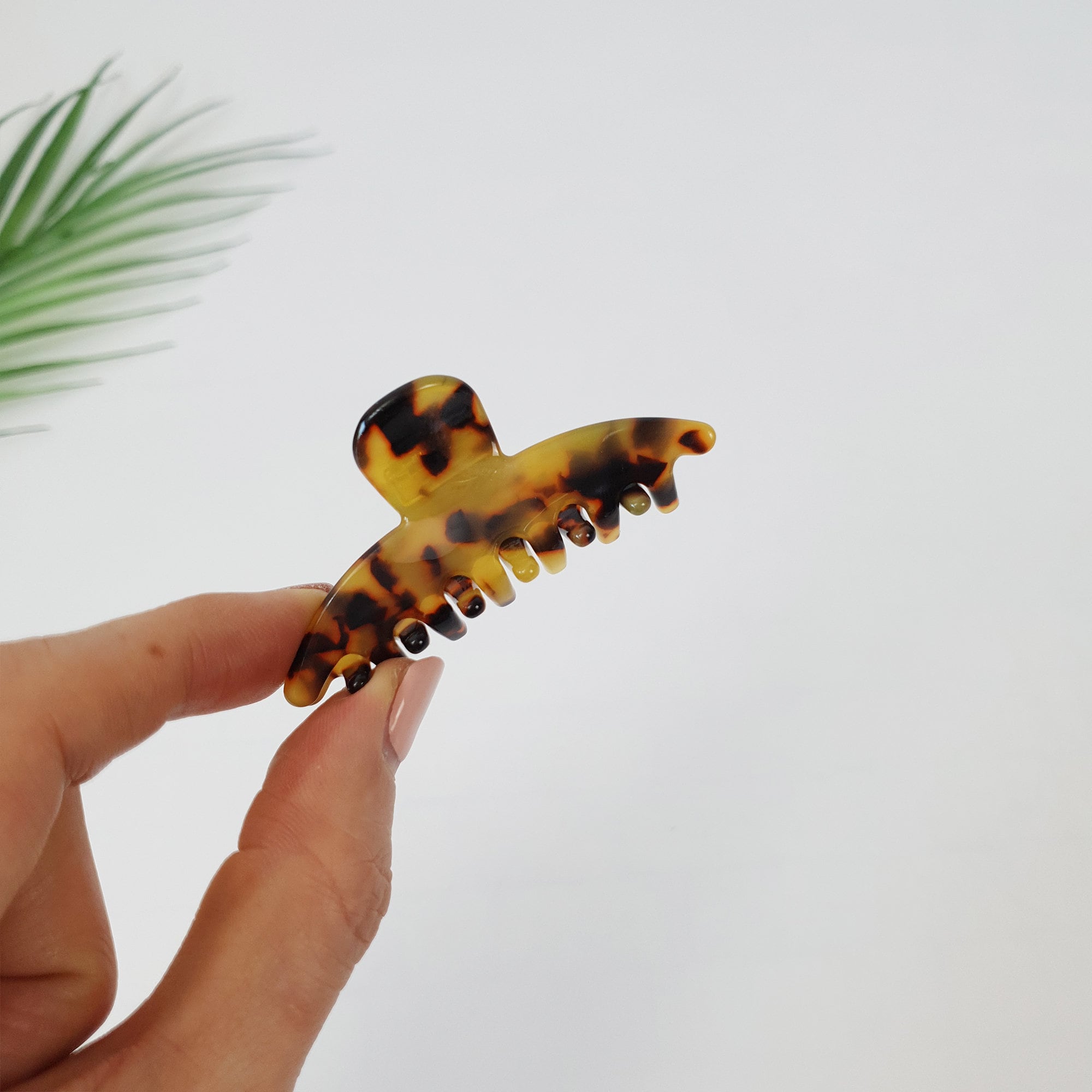Leopard Mini Hair Clips / Tortoise Shell Small French Hair Pin / Hair Barrette for Woman / Hair Clip for Thin Hair