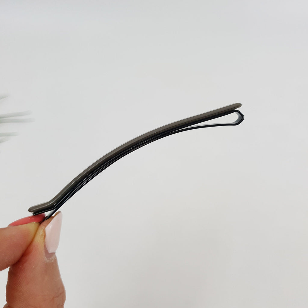 Simple Line Vivid Color Bobby Pin (3.3 Inch) / Leopard French Hair Pin / Hair Accessory for Woman