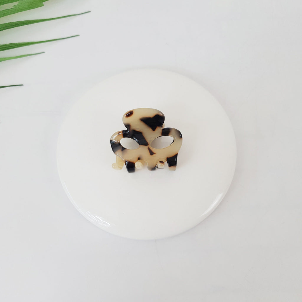Skull Ribbon Small Hair Clips / Tortoise Shell Mini French Hair Pin / Hair Barrette for Woman / Leopard French Barrette for Girls