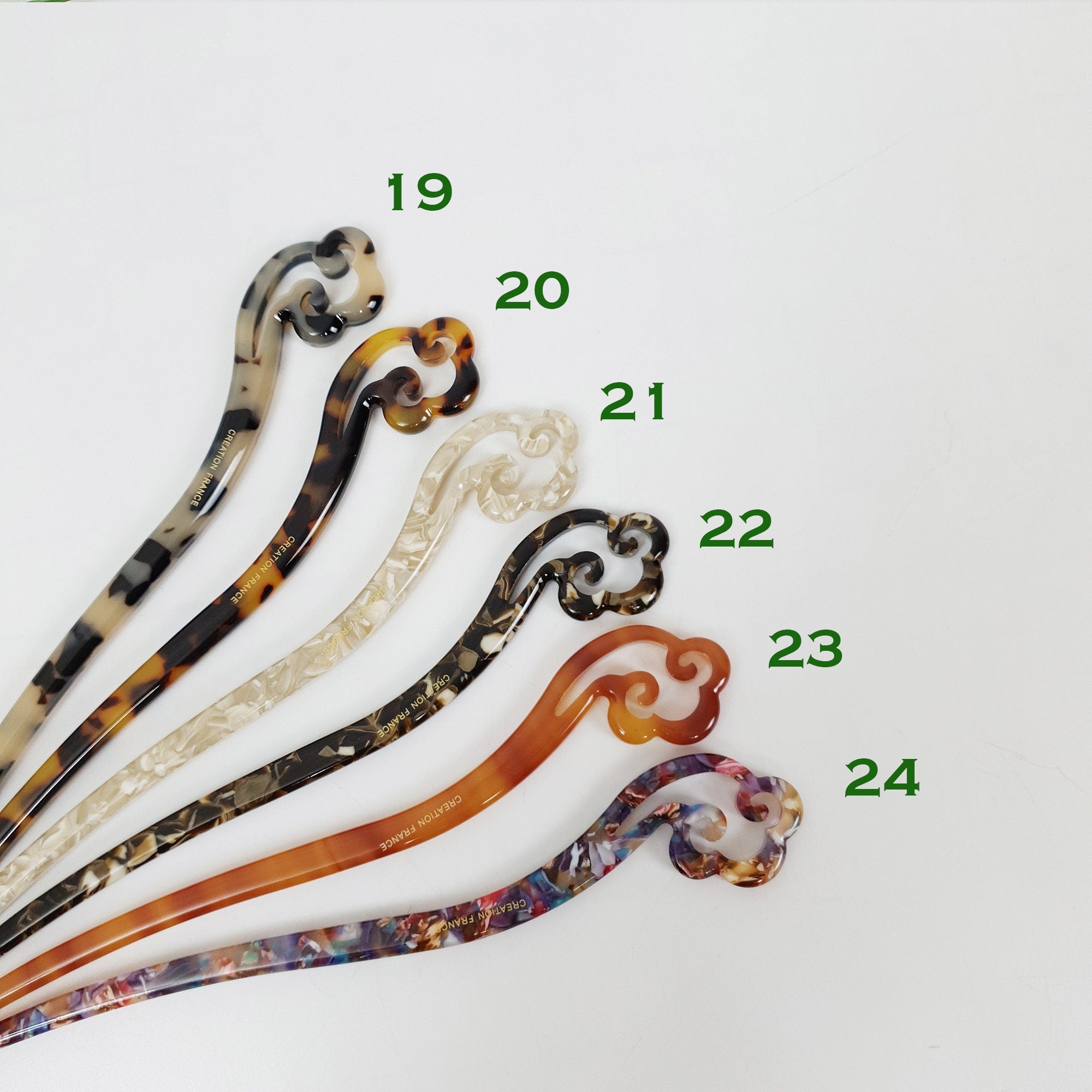 Tortoise Shell Antique Hair Stick / Vintage French Hair Pin / Hair Fork for Thick Hair