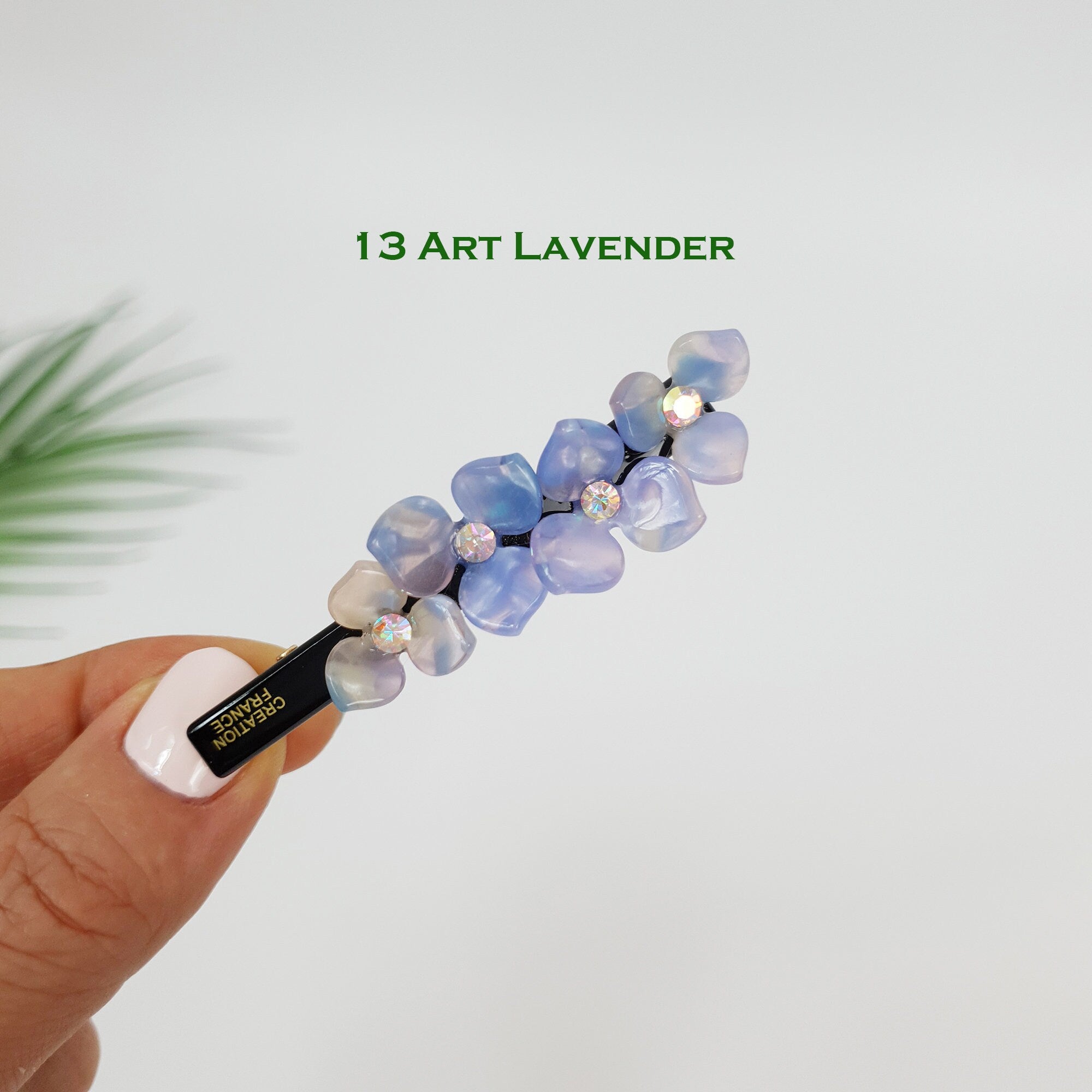 Art Aurora Cubic Flower Hair Clip / Fashionable French Hair Pin / Hair Barrette for Woman / Alligator Hair Clip