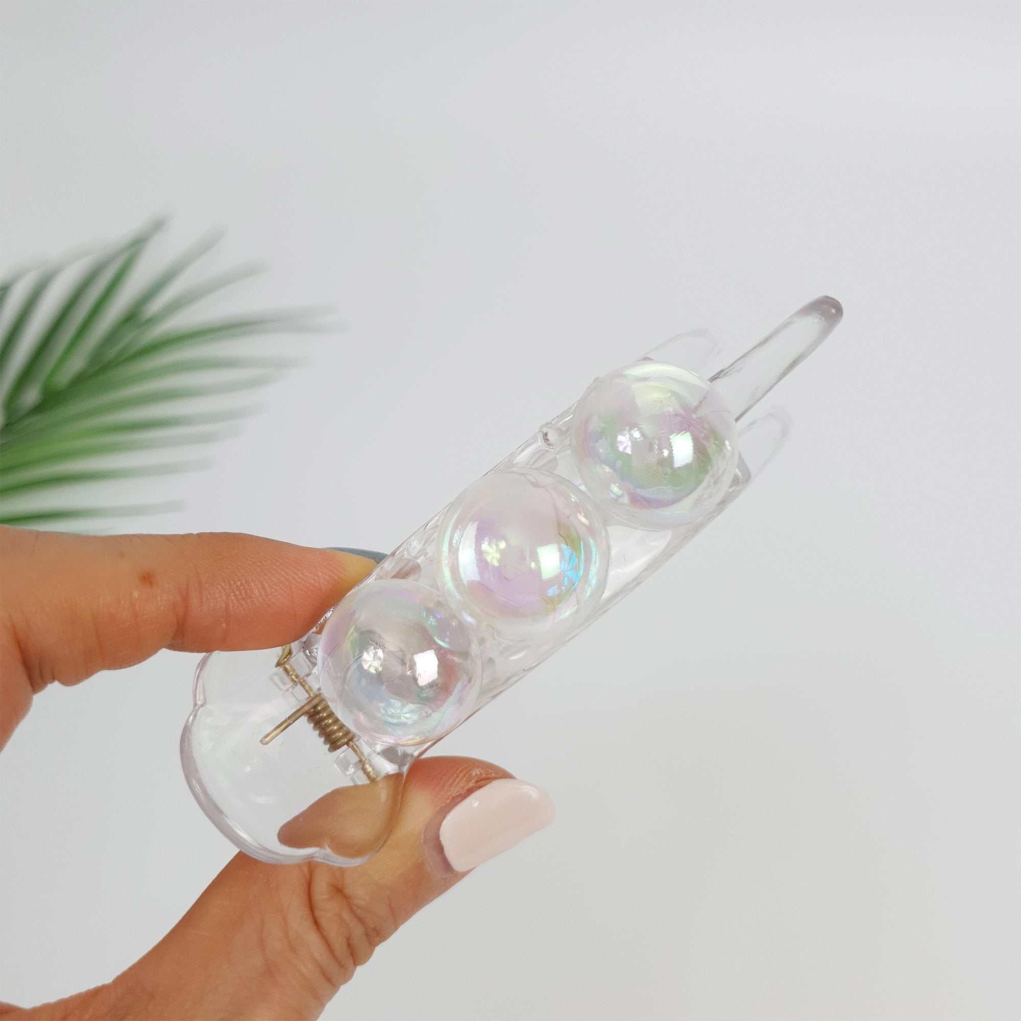 Aurora Pure Water Drop Hair Claw Clip / Cute Ponytail Holder / Hair Accessory for Woman / Hair Bow Barrette