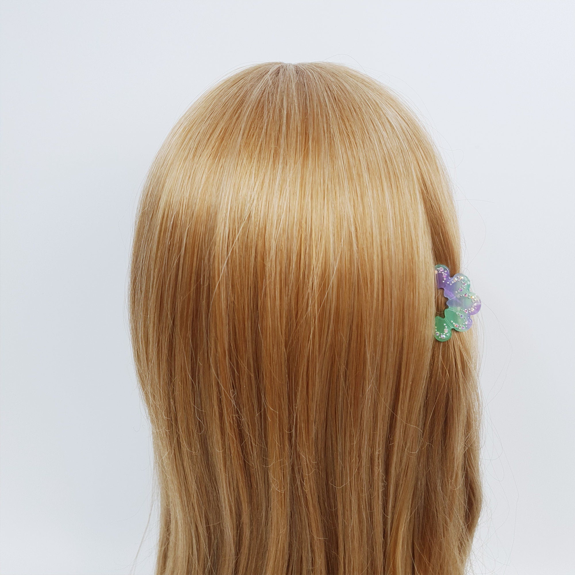 Crown Mini Hair Clips with Cubic / Luxurious French Hair Pin / Hair Accessory for Woman / French Barrette for Girl