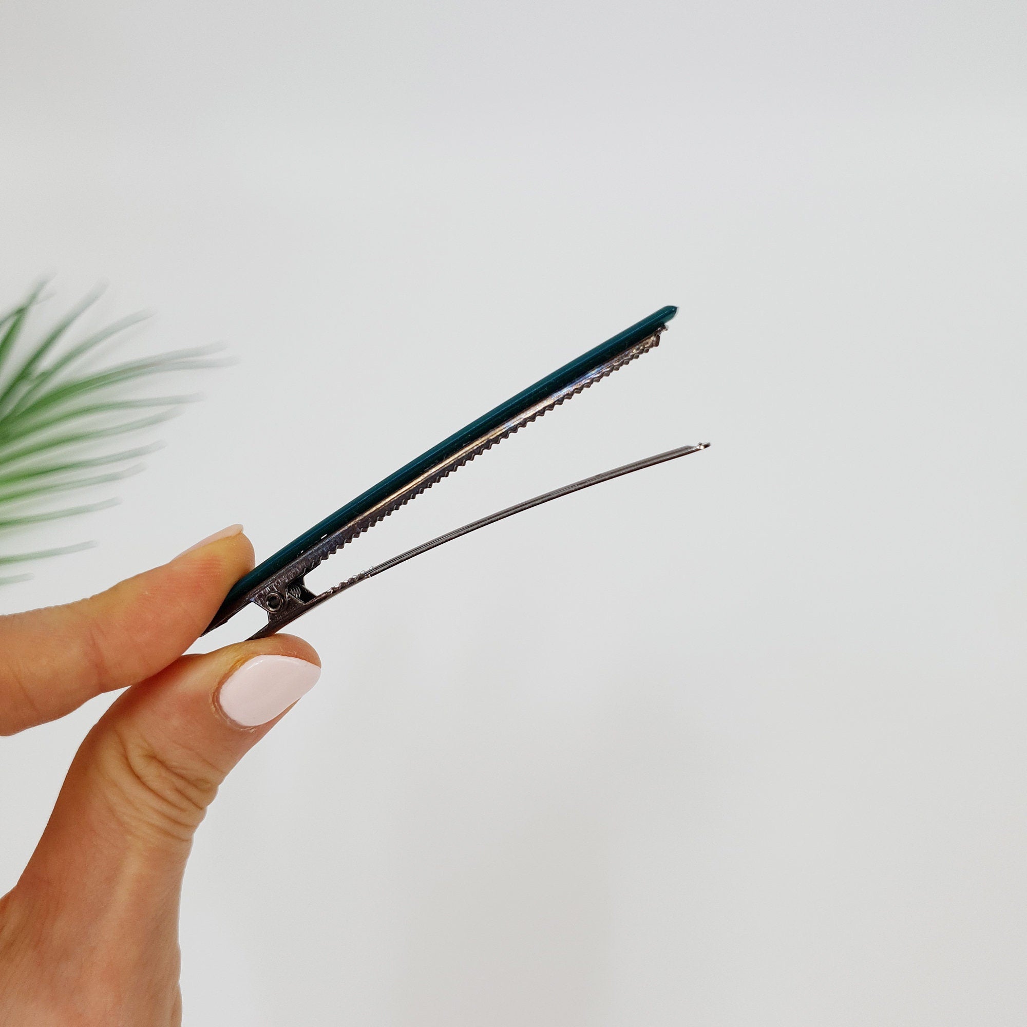 Simple Slim Line Long Alligator Hair Clip (3.1 Inch) / Pure Color Hair Barrette / Hair Accessory for Woman