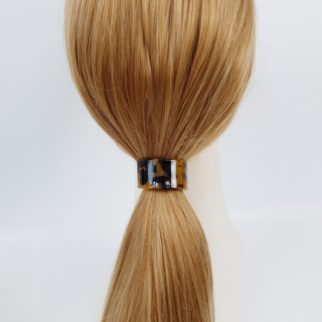 Leopard Curved Square Hair Tie / Cute Ponytail Holder / Hair Accessory for Woman / French Hair Pin / Hair Scrunchy