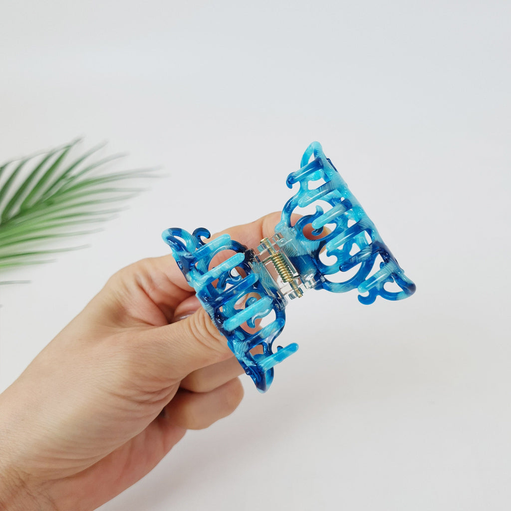 Triangle Fashionable Small Hair Clips / Tortoise Shell Mini French Hair Pin / Hair Barrette for Woman / Pastel Color Hair Claw Clip